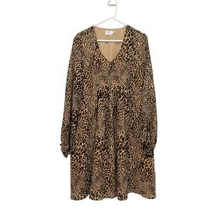 COPY - NWT TIME and TRU Animal Print Midi Dress Size 2X